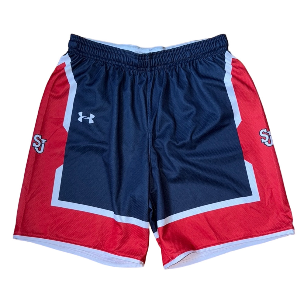 NWOT Men’s St. John’s University Under Armour Men's Red and Blue Athletic Shorts